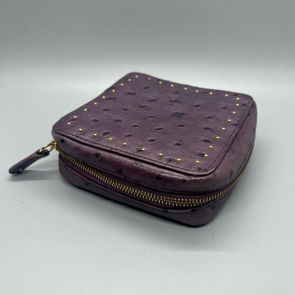 Lauren Merkin Stud Zip Around Travel Jewelry Case - Picture 2 of 9